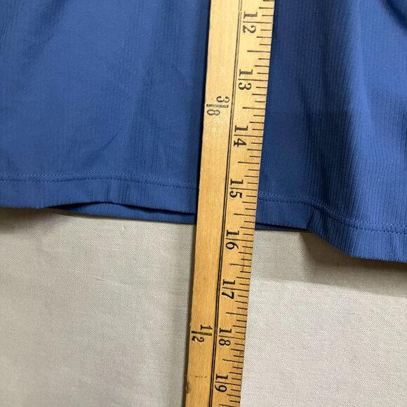 All in Motion Women's XS Blue Everyday Soft Rib Racerback Cropped Support Tank - Picture 13 of 13